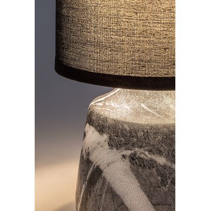 Rabalux - Bordlampe 1xE14/40W/230V sort/marmorfinish