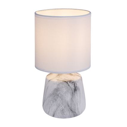 Rabalux - Bordlampe 1xE14/40W/230V hvid/marmorlook
