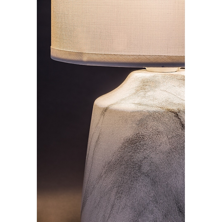Rabalux - Bordlampe 1xE14/40W/230V hvid/marmorlook