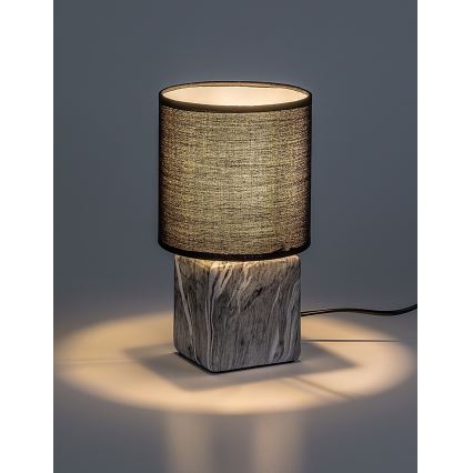 Rabalux - Bordlampe 1xE14/40W/230V sort/marmordekor