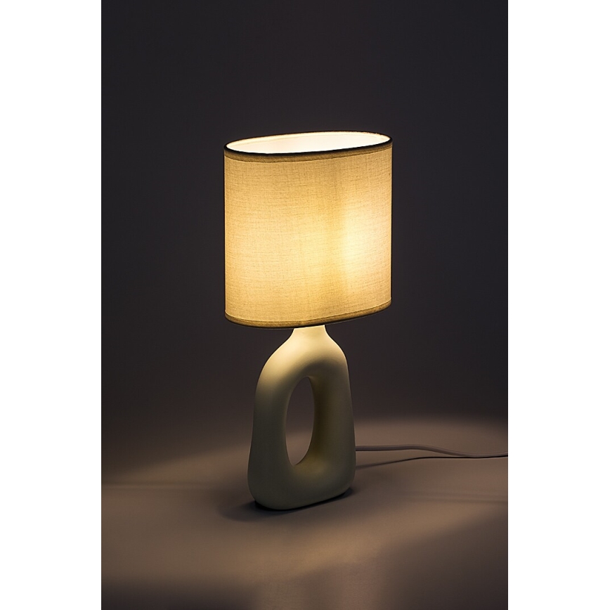 Rabalux - Bordlampe 1xE14/40W/230V cremefarvet