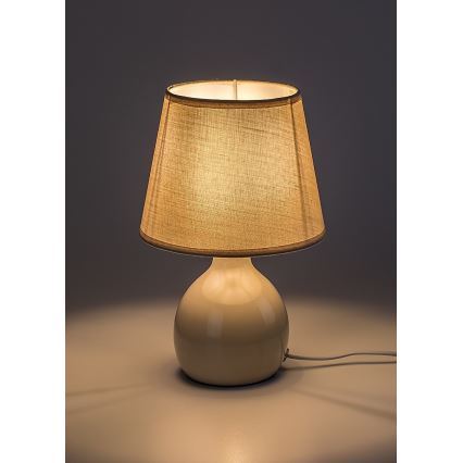 Rabalux - Bordlampe 1xE14/40W/230V beige