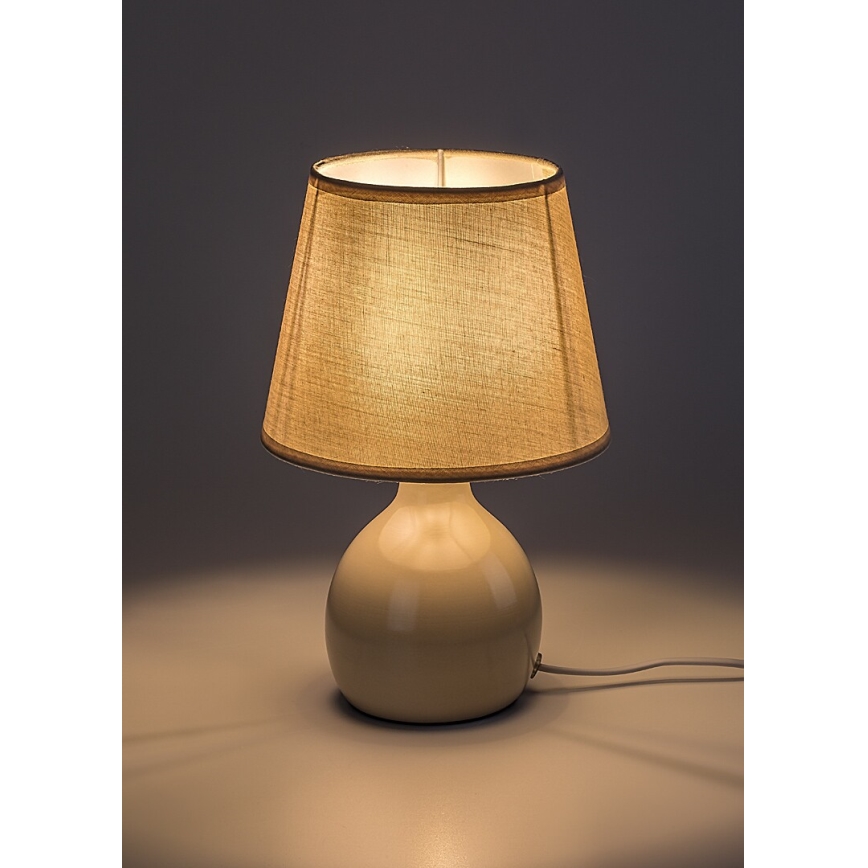 Rabalux - Bordlampe 1xE14/40W/230V beige