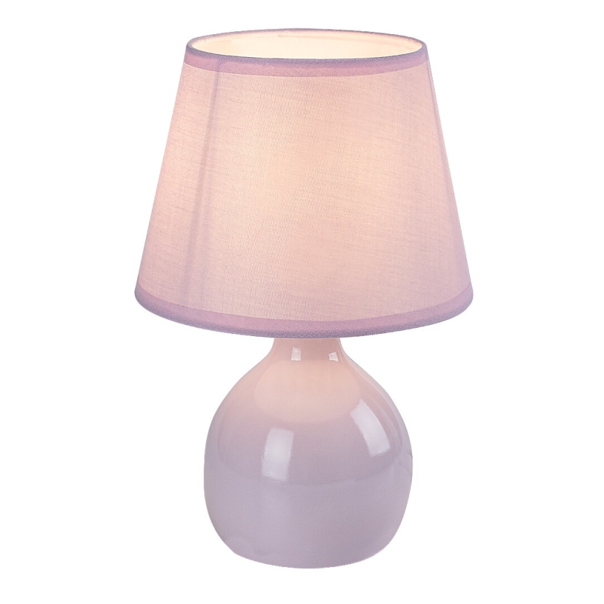 Rabalux - Bordlampe 1xE14/40W/230V lyserød