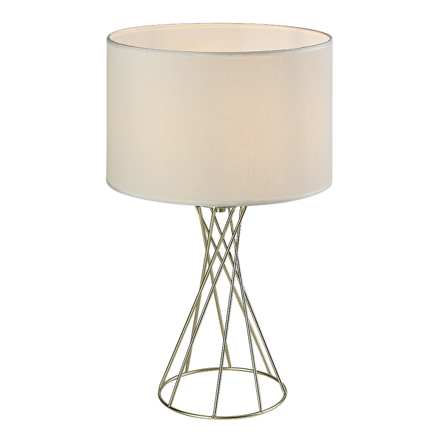 Rabalux - Bordlampe 1xE27/40W/230V guld/hvid