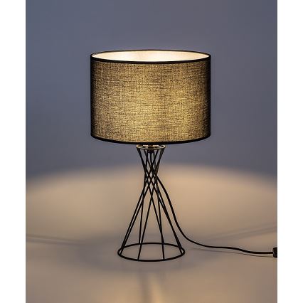 Rabalux - Bordlampe 1xE27/40W/230V sort