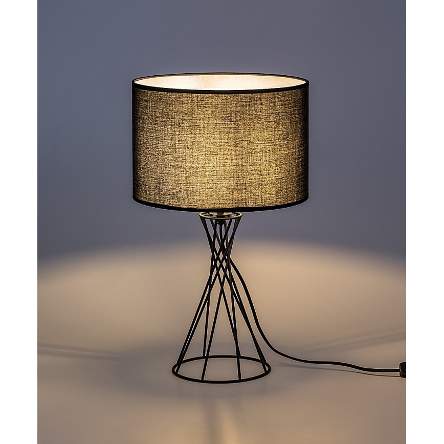Rabalux - Bordlampe 1xE27/40W/230V sort