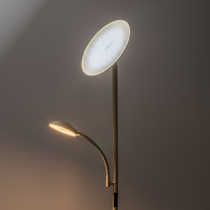 Rabalux - LED dæmpbar gulvlampe LED/23W/230V 3000/4200/6500 beige