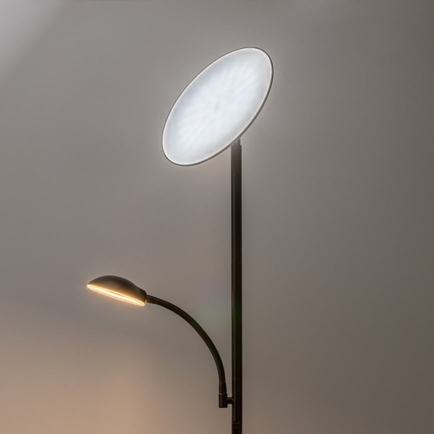 Rabalux - LED-dæmpbar gulvlampe LED/23W/230V 3000/4200/6500 sort