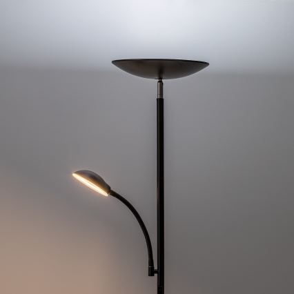 Rabalux - LED-dæmpbar gulvlampe LED/23W/230V 3000/4200/6500 sort