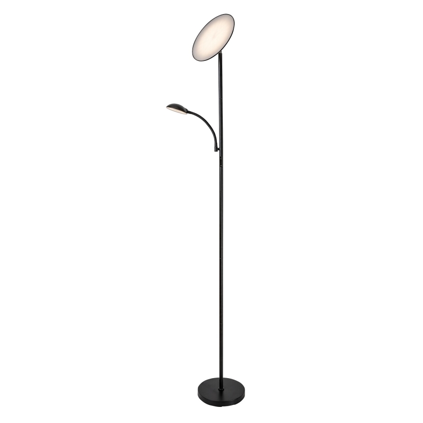 Rabalux - LED-dæmpbar gulvlampe LED/23W/230V 3000/4200/6500 sort