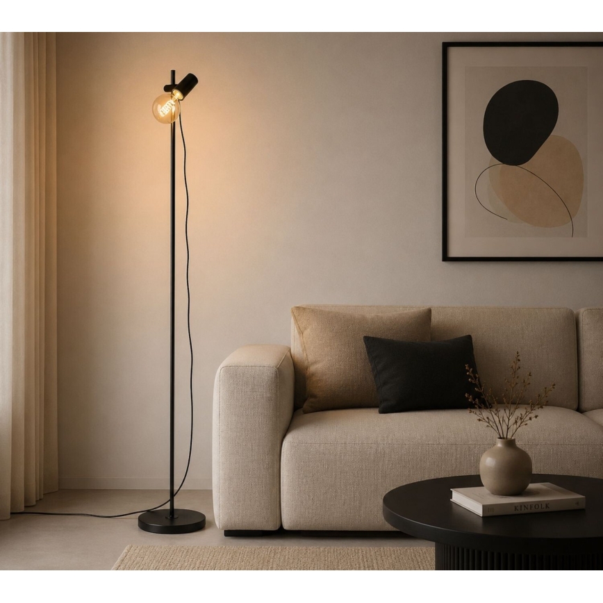 Rabalux - Gulvlampe 1xE27/60W/230V sort