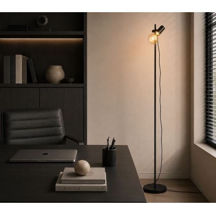 Rabalux - Gulvlampe 1xE27/60W/230V sort