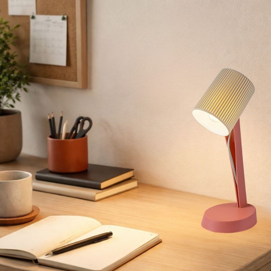 Rabalux - Bordlampe 1xE14/11W/230V lyserød
