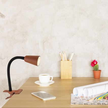 Rabalux - Bordlampe med klemme 1xGU10/7W/230V orange