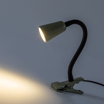 Rabalux - Bordlampe med klemme 1xGU10/7W/230V khaki