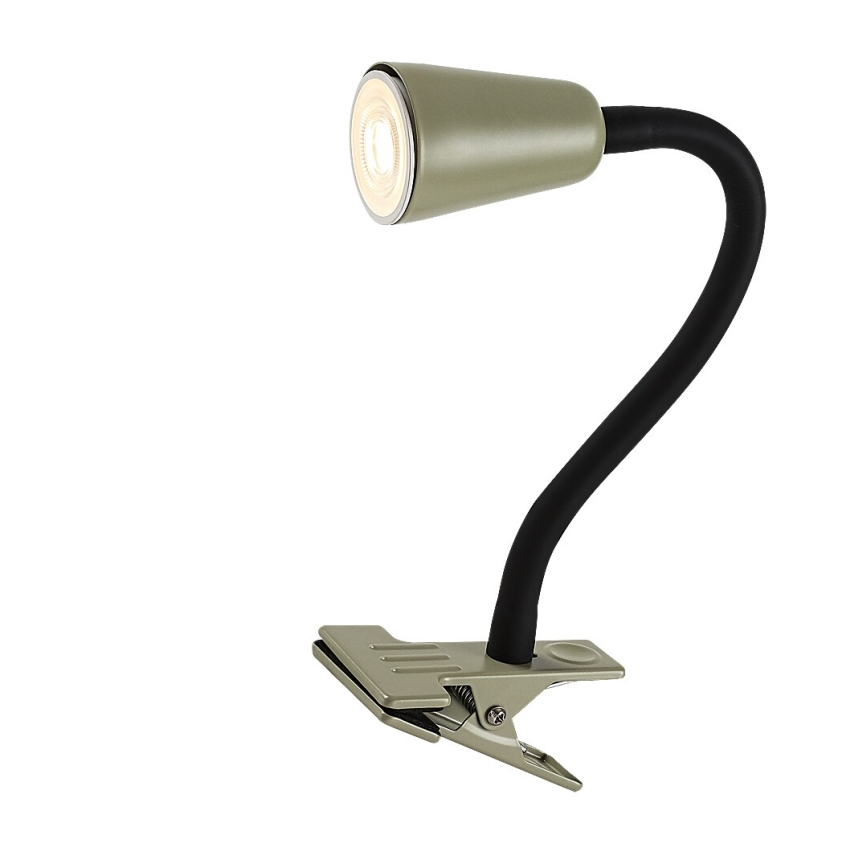 Rabalux - Bordlampe med klemme 1xGU10/7W/230V khaki