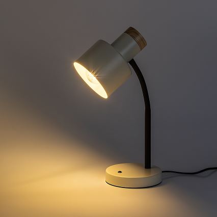 Rabalux - Bordlampe 1xE27/20W/230V cremefarvet
