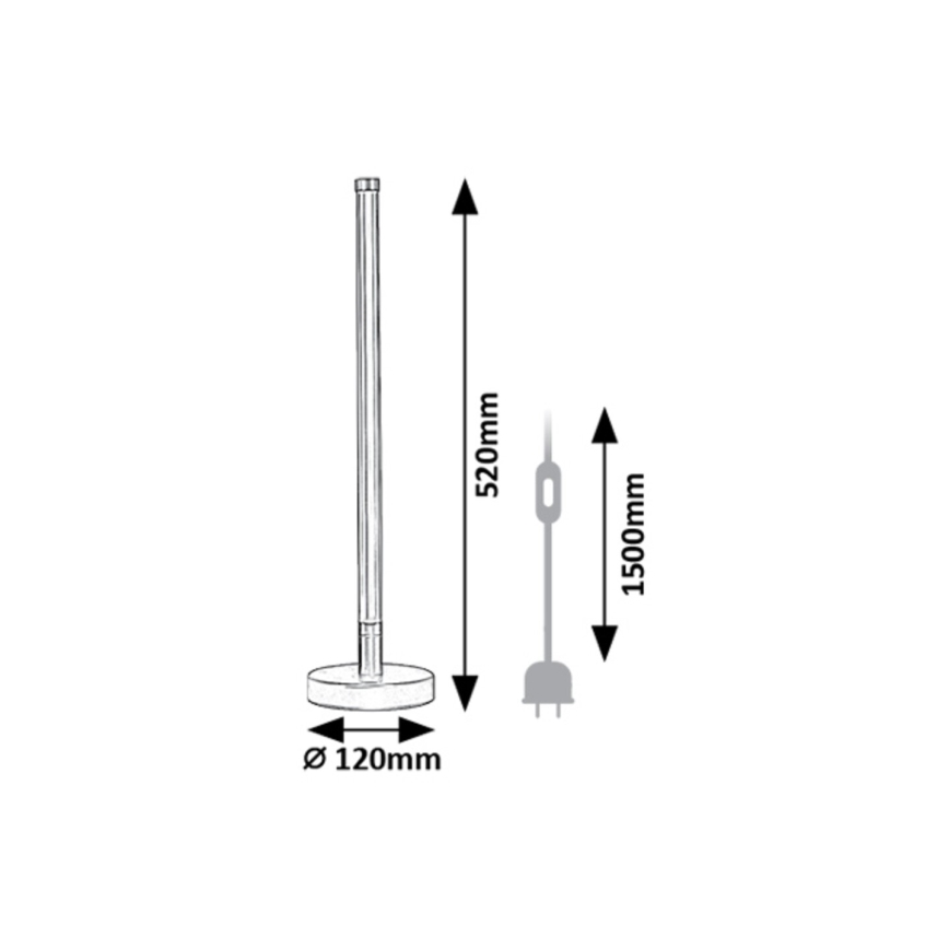 Rabalux - LED bordlampe LED/8W/230V 3000K