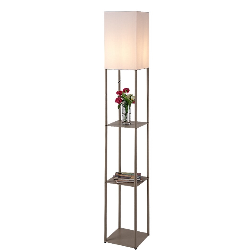 Rabalux - Gulvlampe med hylder 1xE27/40W/230V beige