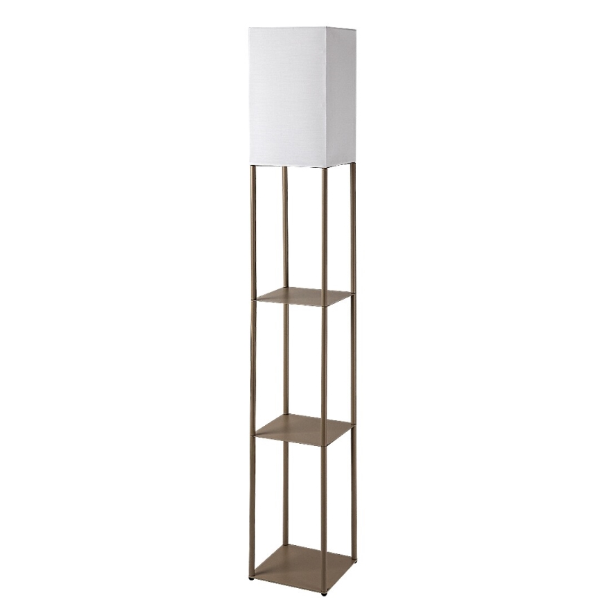 Rabalux - Gulvlampe med hylder 1xE27/40W/230V beige