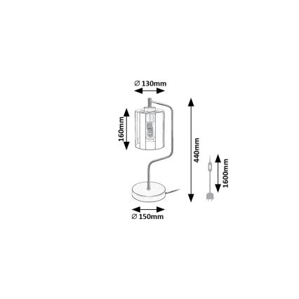 Rabalux - Bordlampe 1xE27/40W/230V