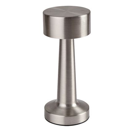 Rabalux - Genopladelig LED lampe m. touch-funktion LED/2,7W/5V 1200mAh 3000/4000/6000K mat krom