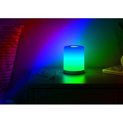 Rabalux - LED RGB Genopladelig bordlampe LED/0,8W/5V 1800mAh