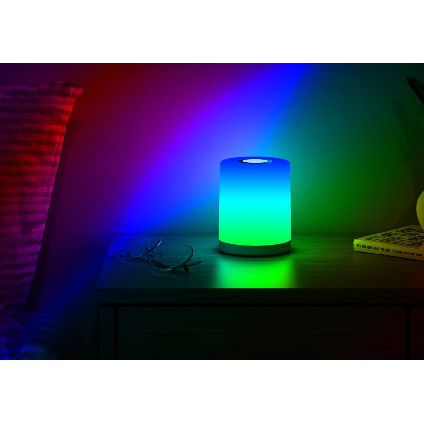 Rabalux - LED RGB Genopladelig bordlampe LED/0,8W/5V 1800mAh