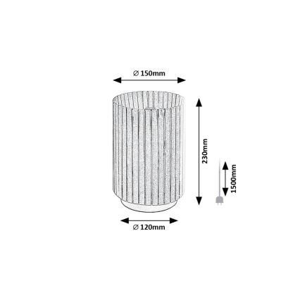 Rabalux - Bordlampe 1xE27/6W/230V
