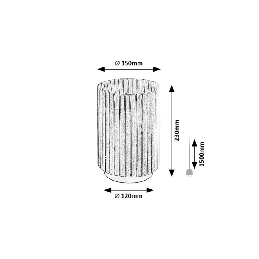 Rabalux - Bordlampe 1xE27/6W/230V