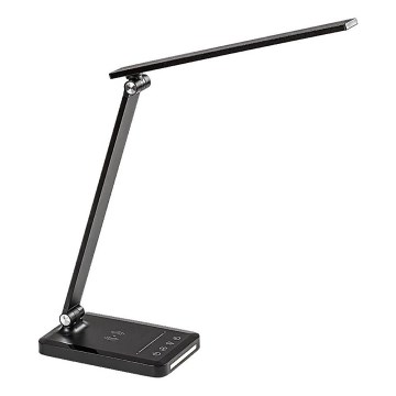 Rabalux 74213 - LED Dæmpbar flexible bordlampe med trådløs opladning QI og USB LED/5W/5V 3000-6500K