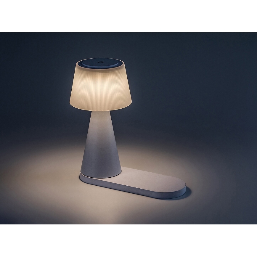 Rabalux - LED Bordlampe dæmpbar og genopladelig med trådløs opladning LED/5W/5V 3000/4000/5000K
