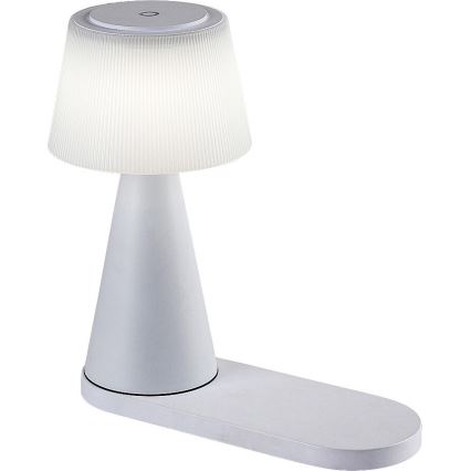 Rabalux - LED Bordlampe dæmpbar og genopladelig med trådløs opladning LED/5W/5V 3000/4000/5000K
