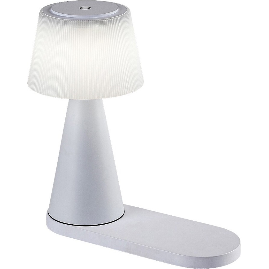 Rabalux - LED Bordlampe dæmpbar og genopladelig med trådløs opladning LED/5W/5V 3000/4000/5000K