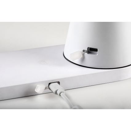 Rabalux - LED Bordlampe dæmpbar og genopladelig med trådløs opladning LED/5W/5V 3000/4000/5000K