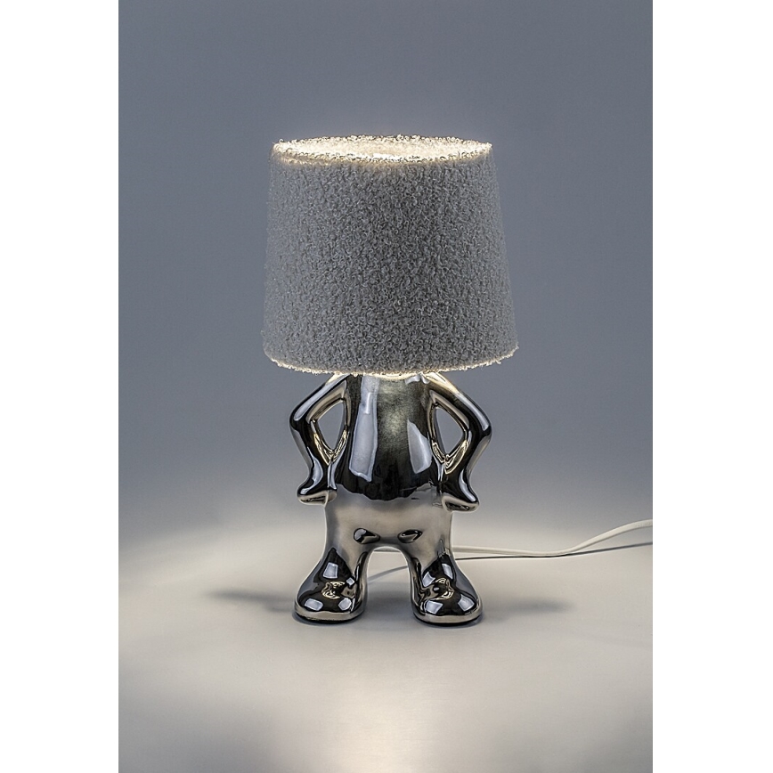 Rabalux - Bordlampe 1xE14/40W/230V skinnende krom