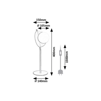 Rabalux - Bordlampe 1xG9/5W/230V