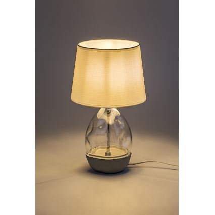 Rabalux - Bordlampe 1xE27/40W/230V hvid