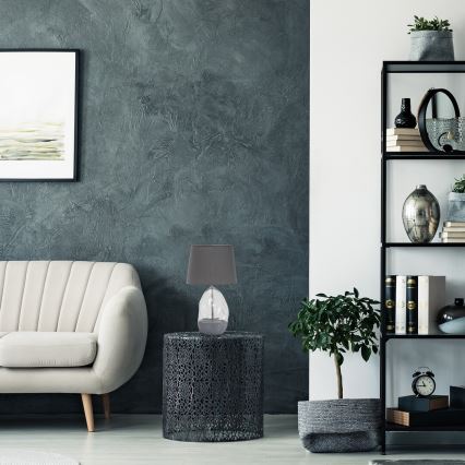 Rabalux - Bordlampe 1xE27/40W/230V grå