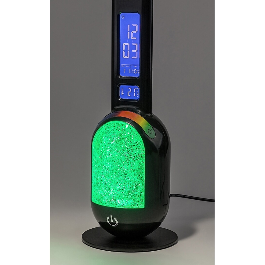 Rabalux - LED bordlampe m. RGB-farver dæmpbar LED/5W/230V sort