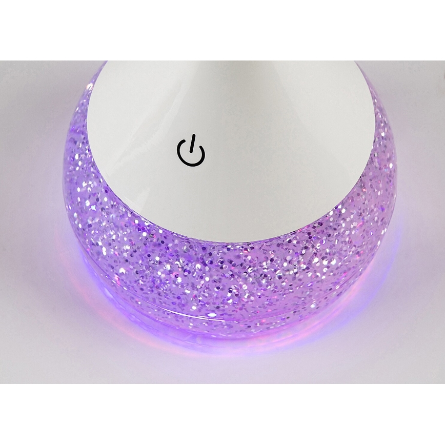 Rabalux - LED bordlampe m. RGB-farver dæmpbar LED/4W/230V hvid