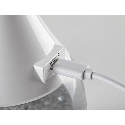 Rabalux - LED bordlampe m. RGB-farver dæmpbar LED/4W/230V hvid