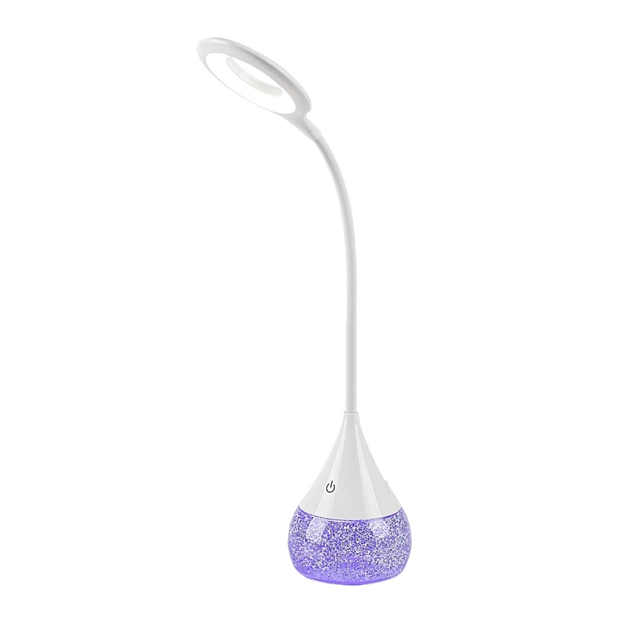 Rabalux - LED bordlampe m. RGB-farver dæmpbar LED/4W/230V hvid