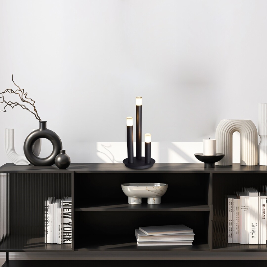 Rabalux - Bordlampe 3xG9/5W/230V sort