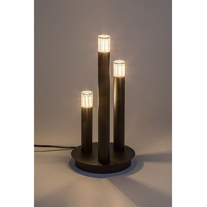 Rabalux - Bordlampe 3xG9/5W/230V sort