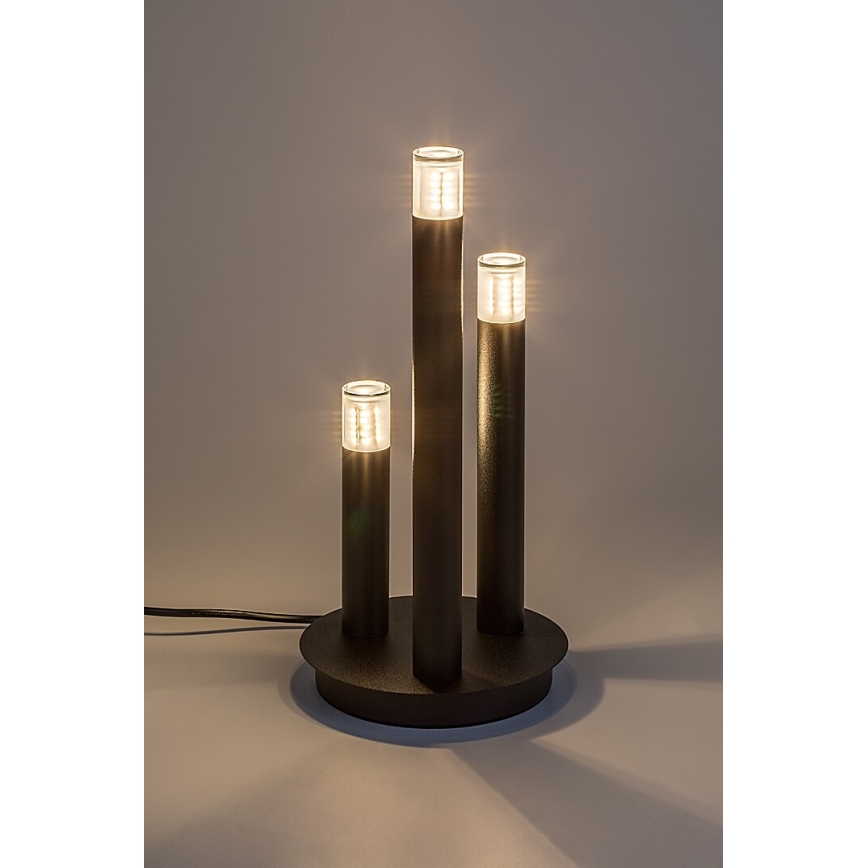 Rabalux - Bordlampe 3xG9/5W/230V sort