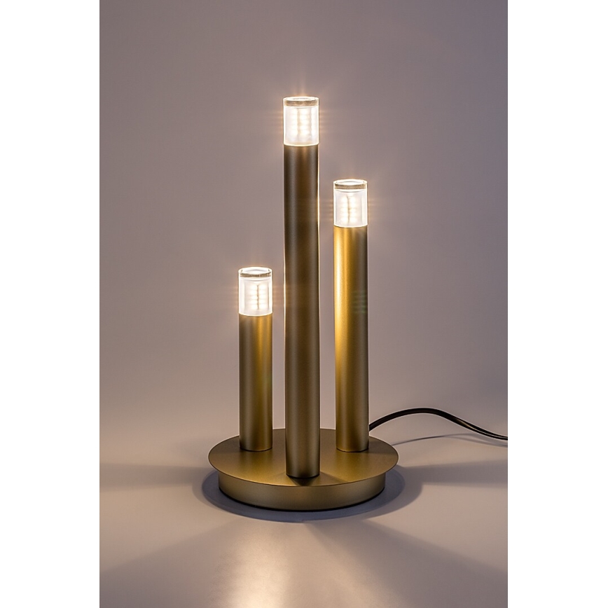 Rabalux - Bordlampe 3xG9/5W/230V guldfarvet