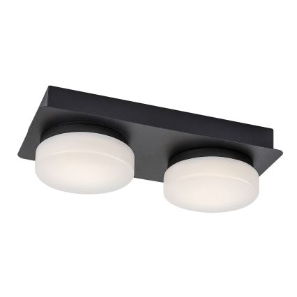 Rabalux - LED loftlampe til badeværelse 2xLED/5,5W/230V IP44 sort