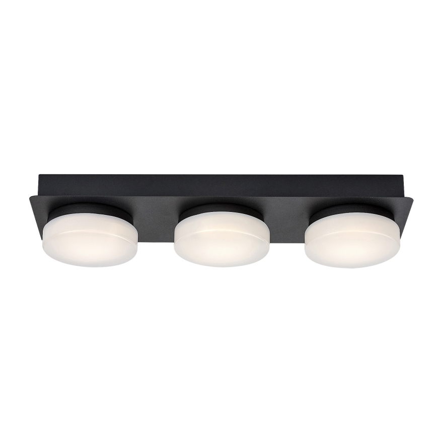 Rabalux - LED loftlampe til badeværelse 3xLED/6W/230V IP44 sort